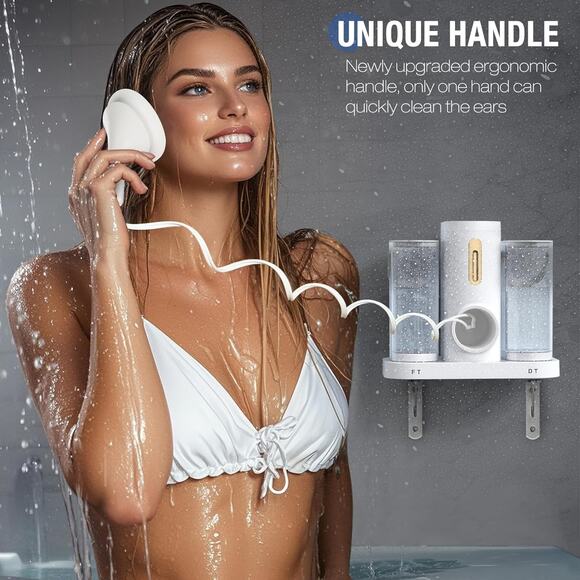 Ear Wax Removal, Professional Electric Ear Cleaner with IPX7,Effective Ear Irrig - Picture 2 of 6